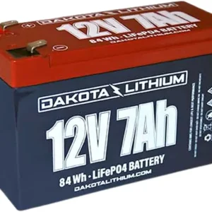 Dakota Lithium � 12V 7Ah LiFePO4 Deep Cycle Battery � 11 Year USA Warranty 2000+ Cycles � Built in BMS � For Ice Fishing, Fish Finders, Outdoor, and More