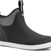 Deck Boots for Men, Waterproof Insulated Mens Rain Boots, Anti-Slip Ankle Fishing Boots, Rubber Boots with High Traction for Outdoor, Size 6-13