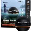 Deeper PRO+ 2 Sonar Fish Finder - Portable Fish Finder and Depth Finder for Kayaks, Boats and Ice Fishing with GPS Enabled | Castable Deeper Fish Finder with Free User Friendly App