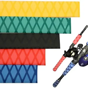 Diameter: 25mm 30mm 35mm X-Tube Heat Shrink Sleeve Wrap Fishing Bulding Handle Cork Rod Grip with Non Slip Waterproof and Insulation 40 Inch Lengths Durable Repair