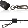 Dovesun Creek Rod Clips Wearable Fishing Rod Holder Fishing Rod Clip Fly Fishing Pole Holder Fishing Accessories Cylindrical Square 1PCS & 2PCS