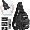 Dovesun Small Fishing Backpack, Waterproof Fly Fishing Sling Pack Tackle Bag with Tackle Boxes
