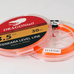 DRAGONtail Tenkara Level Line 30m Hi-Vis Orange