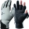 Drasry Neoprene Fishing Gloves Touchscreen 3 Cut Fingers Warm Cold Weather Suitable for Men and Women Ice Fishing Fly Fishing Photography Motorcycle Running Shooting