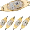 Dr.Fish LED Fishing Lures Assortment Deep Drop LED Fishing Spoons Underwater Flasher Diamond Lights Trolling Lures Halibut Rig