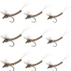 Dry Floating Flies, Surface Water Fishing Lures