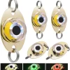 DUNKTEAM LED Underwater Fishing Lures?LED Lighted Bait Flasher?Deep Drop Fishing Lures?Fish Eye Attractive Light Bait Lure Lamp 5PCS
