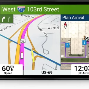 d?zl� OTR610, Large, Easy-to-Read 6� GPS Truck Navigator, Custom Truck Routing, High-Resolution Birdseye Satellite Imagery, Directory of Truck & Trailer Services