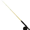 Eagle Claw PK66TF Pack-It Fly Combo, 6'6" Length, 1 Piece Telescopic. #3 Line Weight, Yellow Rod/Black Reel