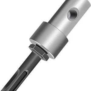 Earth Auger Drill Adapter for Corded Cordless Drill, Connect 4"/ 6" Auger to 1/2" SDS Plus Drill