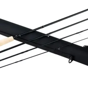 Echo 5wt Fly Fishing Rod and Reel Combo, LFKT-590, 9'0" Medium Fast Action, 4pcs, Black, Chrome Guides, Cordura Case