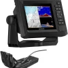 ECHOMAP UHD2 54CV Chartplotter/Fishfinder with US Coastal Maps and GT20-TM [010-02591-51]