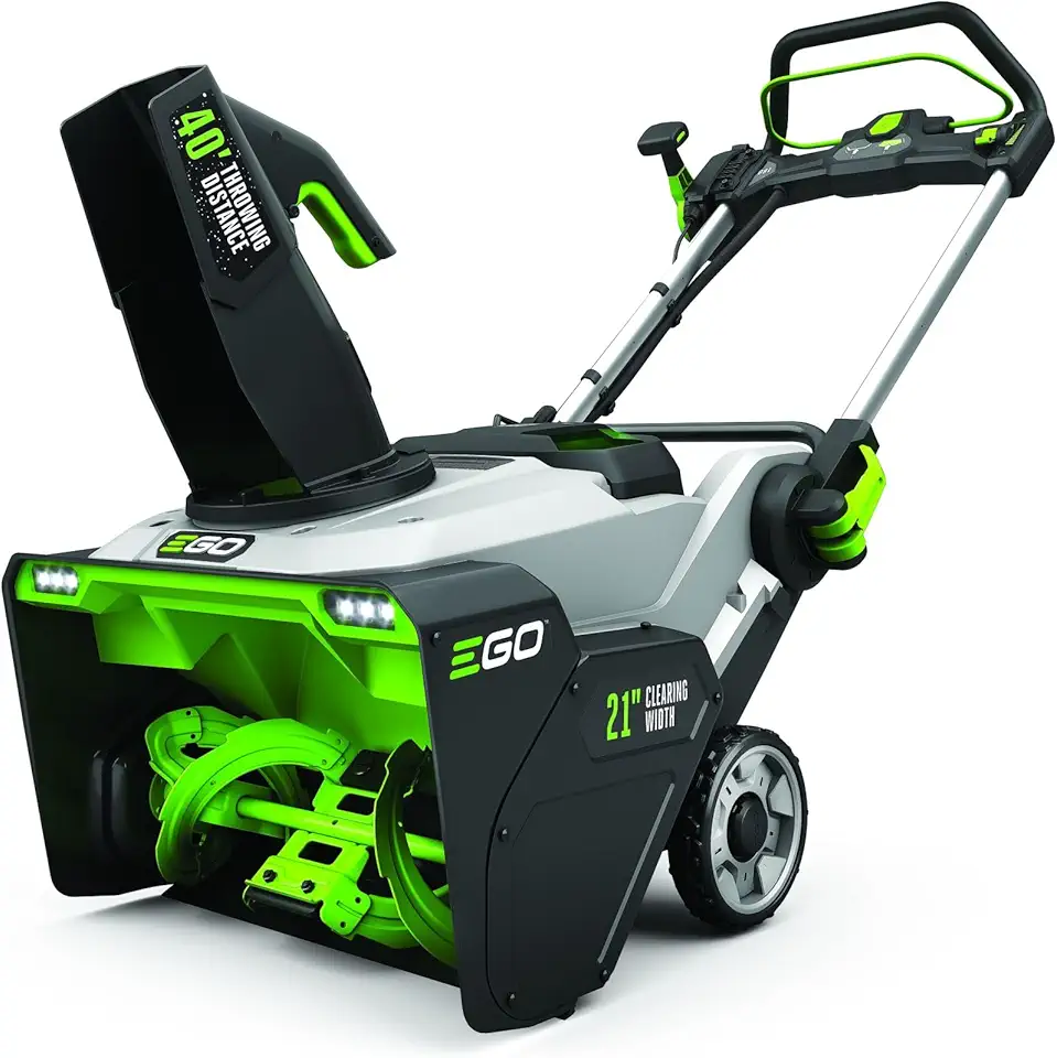 EGO Power+ SNT2110 Peak Power 21-Inch 56-Volt Cordless Snow Blower with Steel Auger Battery and Charger Not Included,Black