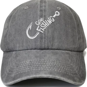 Embroidered Gone Fishing Hats