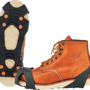 Ergodyne TREX 6300 Slip-On Traction Cleats for Snow and Ice with 8 Carbon Steel Spike Grips