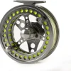 EX-ALC Fly Reel 3/4 5/6 7/8 9/10WT CNC Machined Large Arbor Aluminum Fly Fishing Reels Silver/Gunsmoke Fly Reels