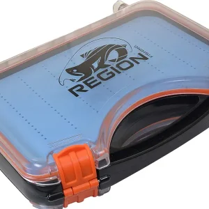 Extra Large Double Sided Water Proof Boat Fly Box with Handle - 424 Slots - Holds Streamers to Nymphs