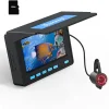 Eyoyo Underwater Fishing Camera, 4.3 Inch Fishing Camera DVR, Portable Fish Finder, 8-Hour Battery, Infrared Lights, Temperature & Depth Detection, 20M Cable for Lake Fishing
