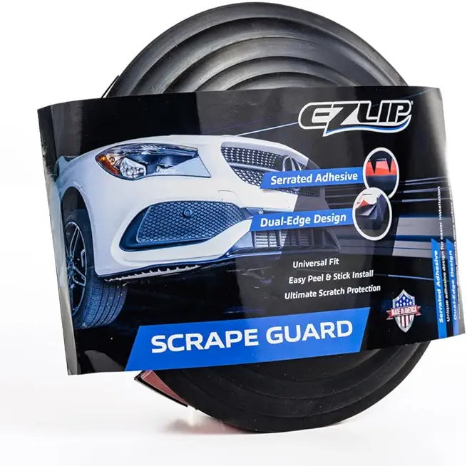EZ Lip � Original Scrape Guard Universal Fit Front Bumper Armor Skid Plate 8.0 Ft