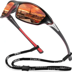 FAGUMA Sports Polarized Sunglasses For Men Cycling Driving Fishing UV400 Protection