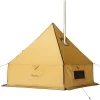 FIREHIKING Camping Hot Tent with Stove Jack Yurt Tent Outdoor Wall Tent Teepee Tent with Snow Skirt