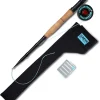 First CAST Fly Rod, Telescoping Travel Fly Rod and Reel Combo, Portable Fly Fishing Gear for Traveling and Backpacking, 6WT Fishing Rod