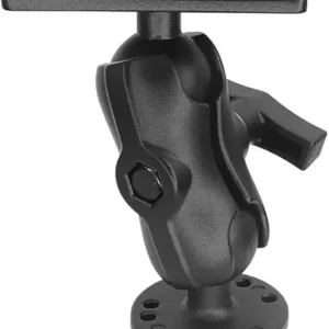 Fish Finder Mount for Boat, Kayak Marine Electronic Depth Finder Mount with 1.5" / C Size Ball and Rectangular Base, Compatible with Garmin, Lowrance Fish Finder and More