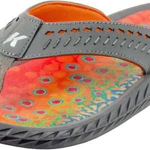 Fish Flip Sandals Brook Trout w/Fixed Kling-On Deck Soles