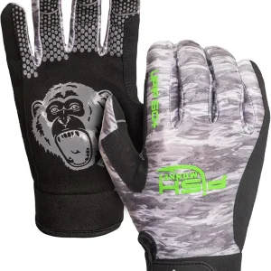 Fish Monkey UPF 50+ No Fray When Cut Fingers. Superior Non Slip Grip, Special Wiring Pads on The Thumb/Index Fingers and Side of The Gloves for Men and Women
