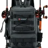 Fishing Backpack Small Tackle Sling Bag - with 2 Rod Holder - Storage Tackle Box, Fishing Gear, Fly Fishing Gifts, Grey