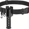 Fishing Belt Rod Holder - Adjustable Fishing Rod Holster Waist Wading Belts for Men, Nylon Wader Fishing Waist Belt for Fly Surf with Portable Pole Inserter Casting Spinning Pole Tackle