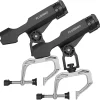 Fishing Boat Rods Holder Large Clamp Opening 360 Degree Adjustable Fishing Rod Racks Folding Holder