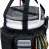 Fishing Bucket Organizer with Bucket Cover, Ice Fishing Tackle Bag with Rod & Plier Holder, Multi-Pockets for 5 Gallon Bucket Fishing Gear & Accessories