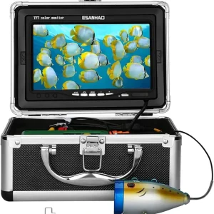 Fishing Camera with Monitor ice Fishing Camera Underwater 1000TVL,98ft/30m Cable for Lake Kayak Boat Saltwater Fishing
