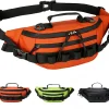 Fishing Fanny Pack - Backpack for Men & Women, Fly & Tackle Bag, Ideal for Fishing, Camping, Hiking and More! (Orange)