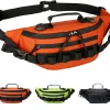 Fishing Fanny Pack - Backpack for Men & Women, Fly & Tackle Bag, Ideal for Fishing, Camping, Hiking and More! (Orange)