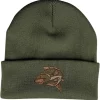 Fishing Hat - Carp Fisherman Beanie Hats for Men Embroidered Accessories Gifts