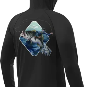 Fishing Hoodie for Men Long Sleeve Sun Protection UV UPF 50+ Shirts