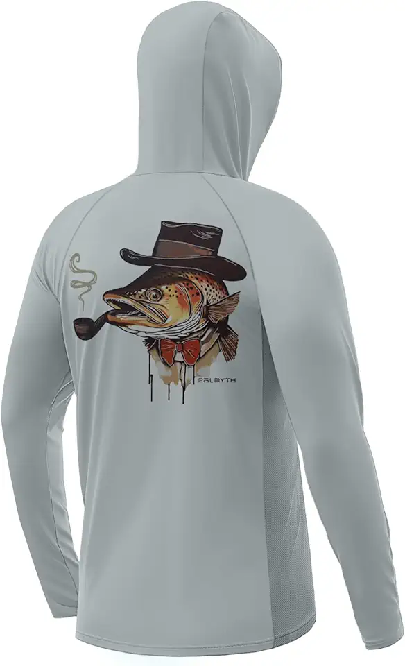 Fishing Hoodie for Men Long Sleeve Sun Protection UV UPF 50+ Shirts