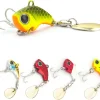 Fishing Lures VIB Tail Spinners Bait Metal Sinking Lures Fishing Jigs Blade Baits Bass Crankbait Fishing Spinner Blade for Bass Fishing Lure Kit with Tackle Box
