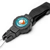 Fishing Medium Retractable Gear Tether, Rotating Belt Clip, 36" Retractable Cord, 6 oz. Retraction Force, Black Polycarbonate Case, Universal Attachment