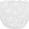 Fishing Nets Silicone Replacement Netting, Clear Black Fly Ice Fishing Net Landing Kayak Nets Without Handle for Freshwater Saltwater Foldable Soft Flexible Trout Net Silicone Mesh