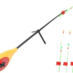 Fishing Pole Kit Ice Fishing Rod Tip Ice Fishing Stick Lure Fishing Pole Portable Outdoor Fishing Accessory Made of Material