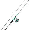 Fishing Rod and Reel Combo, 2-Piece Spinning & Baitcasting Combo,Medium IM6 Graphite Blank Rods, Stainless Steel Guides