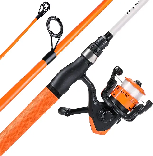Fishing Rod and Reel Combo, Medium Fishing Pole with Spinning Reel, Baitcaster Combo, SuperPolymer Handle