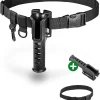 Fishing Rod Holder Belt - Adjustable Waist Wading Belts for Men with Portable Pole Inserter for Spinning Casting Reel, Outdoor Surf Kayak Fly Fishing Gear Accessories Wader Strap