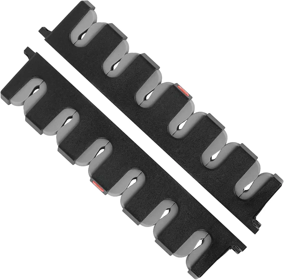 Fishing Rod Holders Wall-Mounted � Simple Deluxe Fishing Rod Rack, Fishing Pole Holder & Rack, Fishing Pole Holders Grey