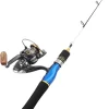 Fishing Rod Kit 58cm Winter Fishing Rod Reel Combos Carbon Spinning Ice Fishing Rod and Reel Set Beginner Fishing Rod Fishing Tackle Fishing Pole