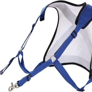 Fishing Shoulder Back Harness, Ultralight Fishing Rod Holder Vest, Adjustable Sea Fishing Vest Tackle Equipment for Fishing Big Fish