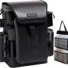 Fishing Tackle Backpack Dry Bag with rod holder 4 tackle boxes and Organizer, Waterproof 600D TPU Fabric with Heat Pressed Seams for Freshwater, Saltwater, Fly Fishing, Camping, and Hiking